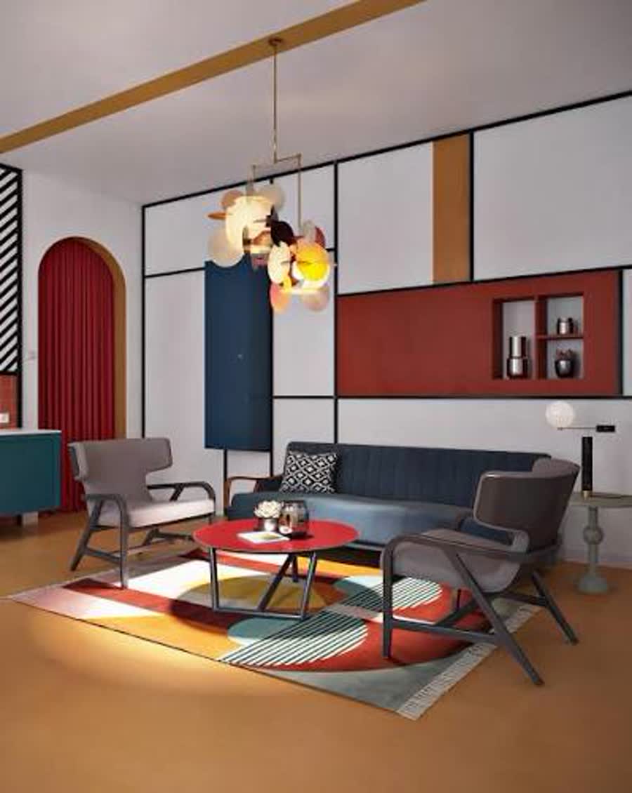 Bauhaus interior — Primary and exact